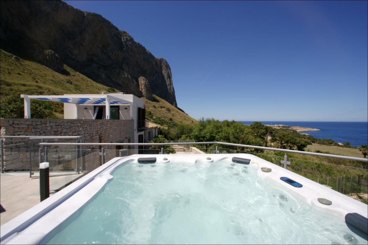 Villa Antonia - Vasca Idromassaggio Terrazza Vista Mare San Vito Lo Capo Extérieur photo
