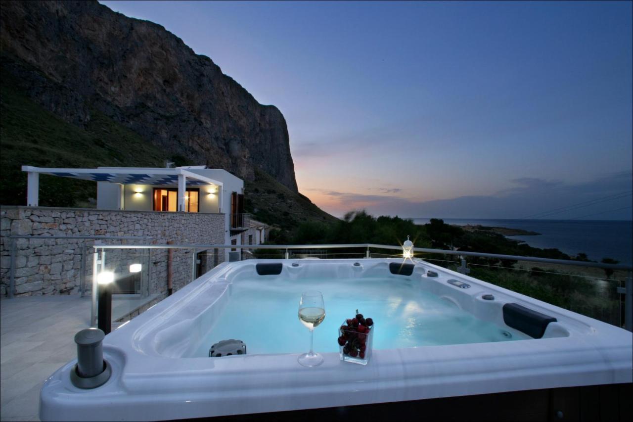 Villa Antonia - Vasca Idromassaggio Terrazza Vista Mare San Vito Lo Capo Extérieur photo