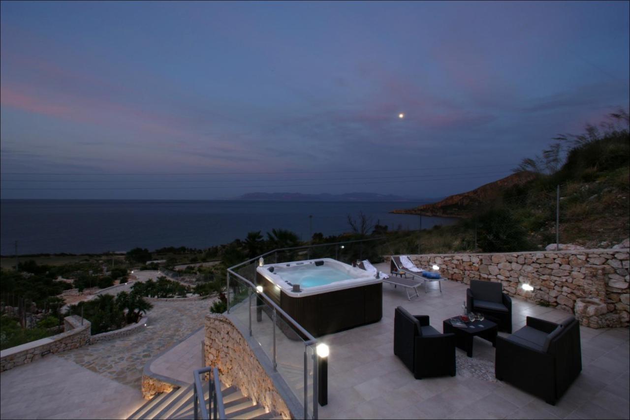 Villa Antonia - Vasca Idromassaggio Terrazza Vista Mare San Vito Lo Capo Extérieur photo