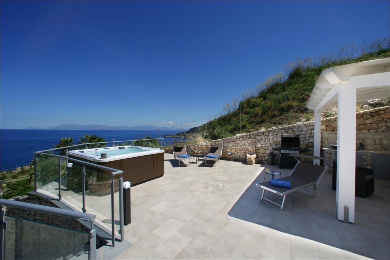 Villa Antonia - Vasca Idromassaggio Terrazza Vista Mare San Vito Lo Capo Extérieur photo