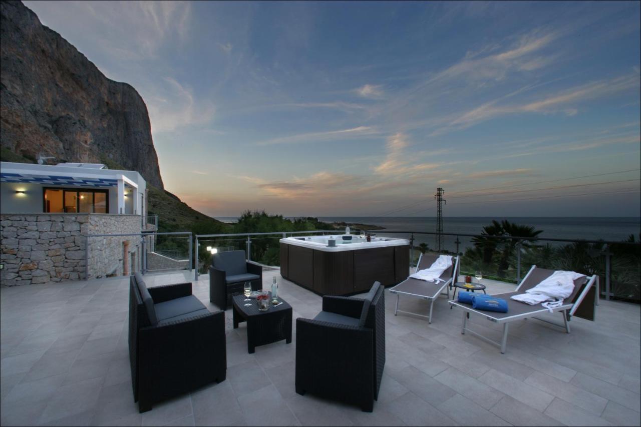 Villa Antonia - Vasca Idromassaggio Terrazza Vista Mare San Vito Lo Capo Extérieur photo