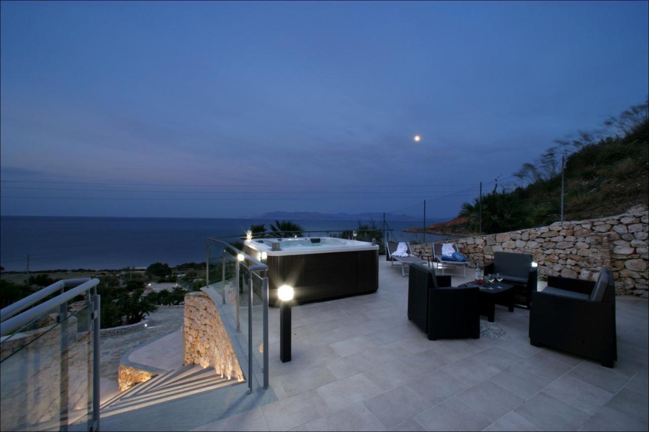 Villa Antonia - Vasca Idromassaggio Terrazza Vista Mare San Vito Lo Capo Extérieur photo